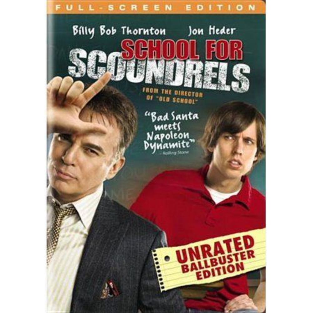 Billy Bob Thornton Jon Heder School For Scoundrels Unrated Edition Dimension DVD